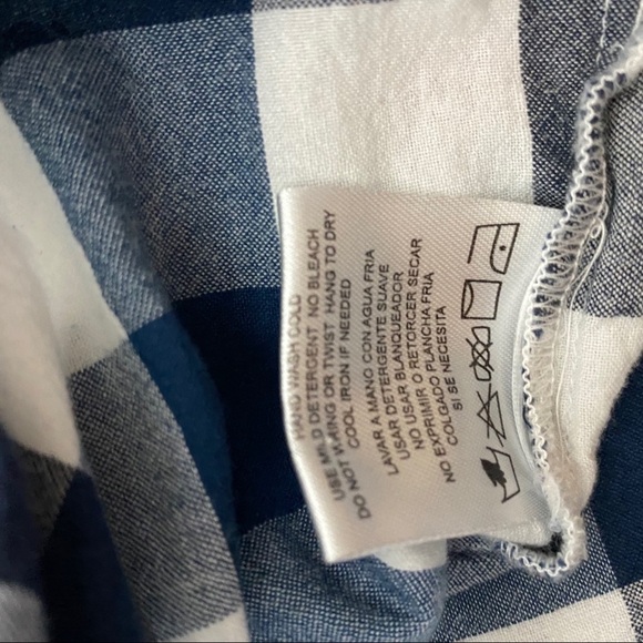 Roper Blue and white with Pink floral top ~M - Picture 6 of 8